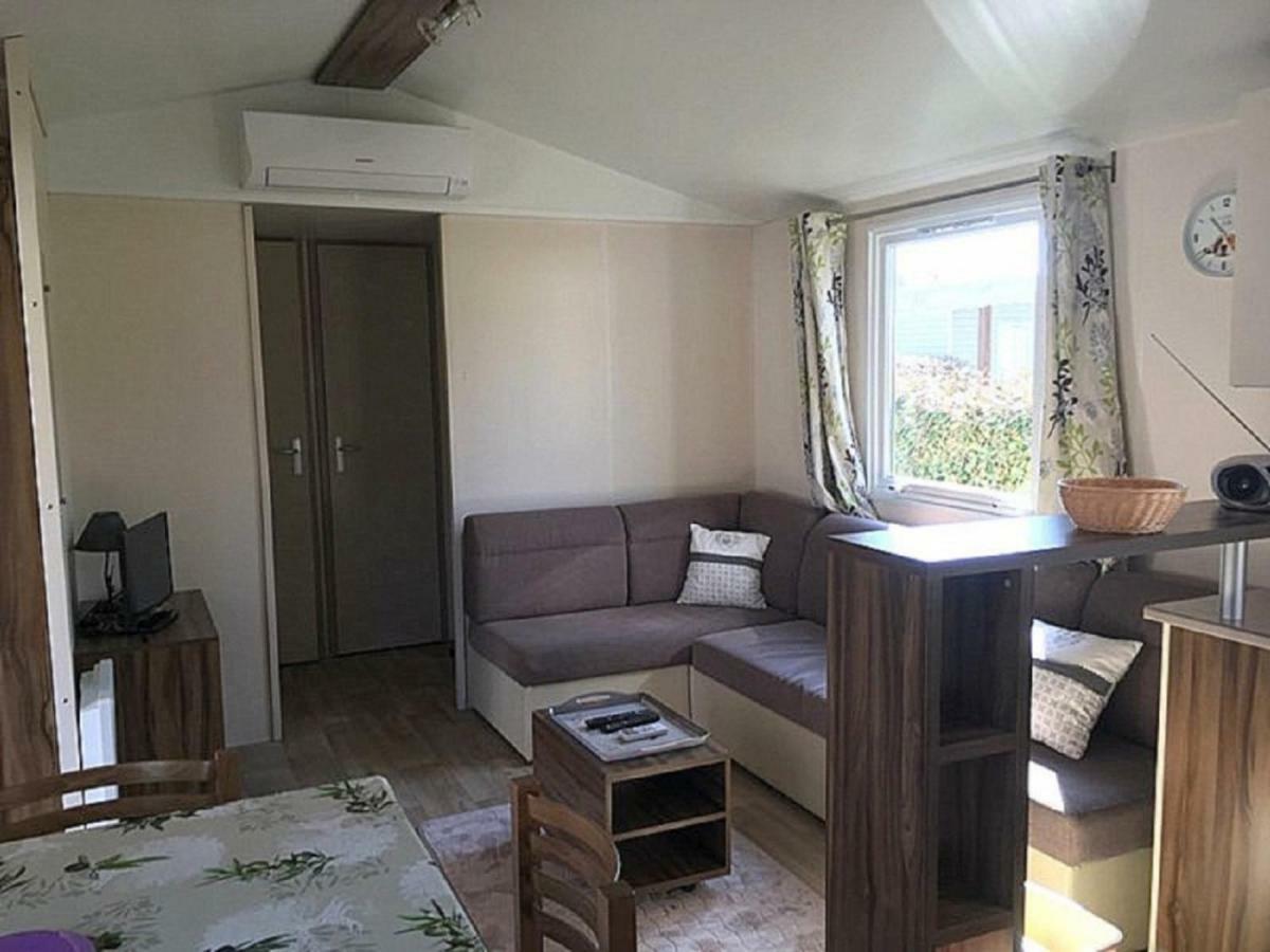 Mobile Home Ht De Gamme Climatise Dans Le Camping **** De La Reserve Gastes 외부 사진